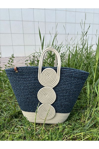 MaVaux Vanillia Large Handmade - Jute Beach Bag