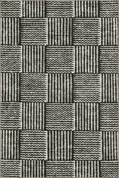 Rugs Modern Halı Black Beige Themed Stripe Striped Geometric Patterned Modern...