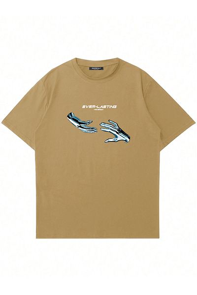Mad&Calf Μπλουζάκι Unisex Ever-Lasting Printed Oversize