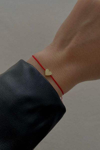 boutique bigiy Red String Bracelet with Heart