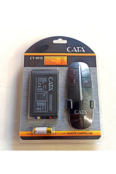 Cata CT-9115 3 LÜ AVİZE KUMANDASI 3 KANAL UZAKTAN KUMANDA