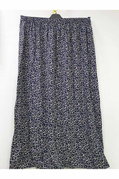 sercan konfeksiyon KADIN TEK PARÇA KALEM VİSKON BASMA KUMAŞ UZUN ETEK