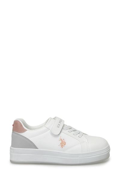 U.S. Polo Assn. Pantofort alb pentru fete UNIV 4FX
