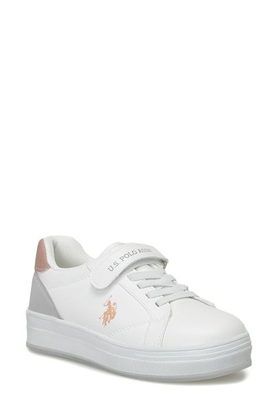 U.S. Polo Assn. Pantofort alb pentru fete UNIV 4FX