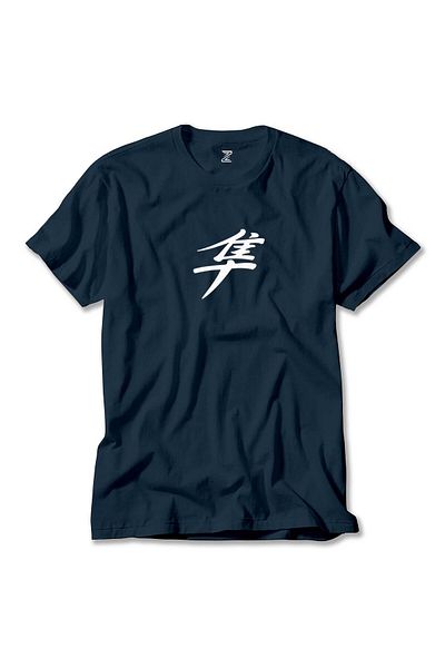 Z zepplin Μπλουζάκι με λευκό λογότυπο Hayabusa Navy Blue
