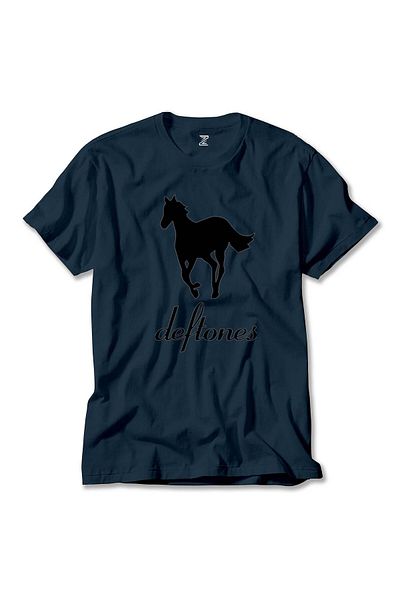 Z zepplin Μπλουζάκι Deftones Pony Navy Blue
