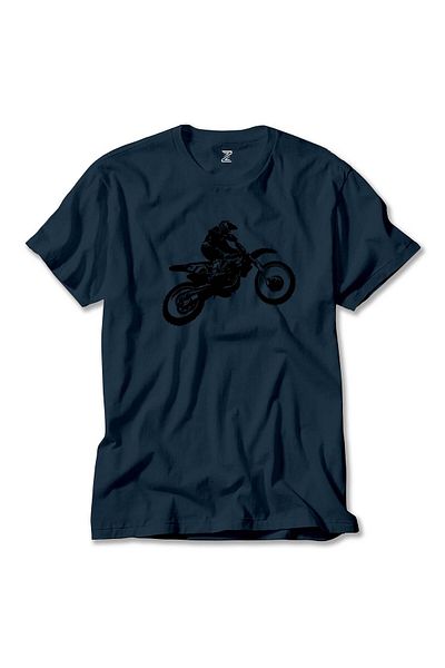 Z zepplin Μπλουζάκι Motocross Endurocross Navy Blue
