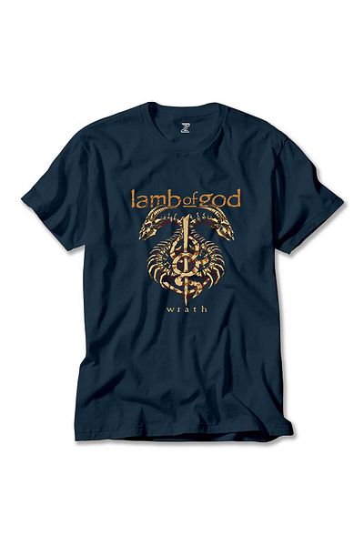 Z zepplin Μπλουζάκι Lamb of God Wrath Dragon Navy Blue
