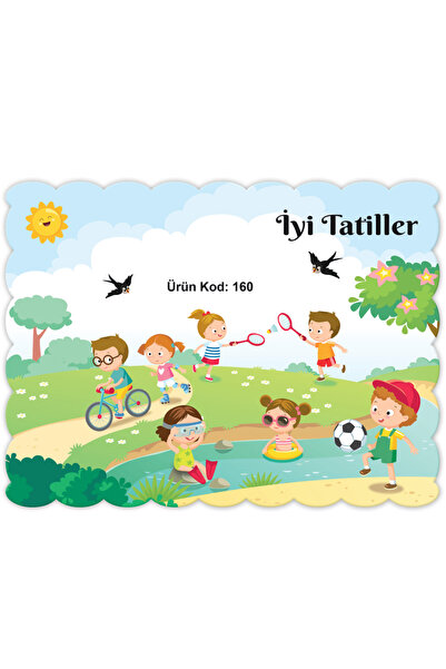 uzaktangelir Karne Kılıfı  Kabı Çocuklar Spor Yaparken ( 5 Adet )  - Ürün Kod...