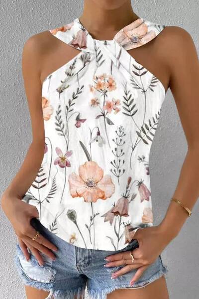 Özel Tasarım Блузка без рукавів Блузка з відкритою спиною Блузка без рукавів ...