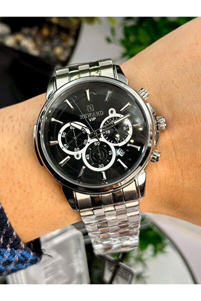 Reward New Season Waterproof Calendar Active Function Steel Band Men's Wristwatch with 2 Years Warranty