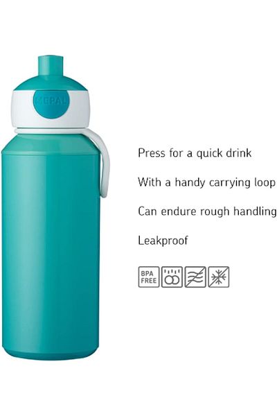 Mepal Srt Water Bottle 400 Ml, Horse Pattern Fxym 1126906