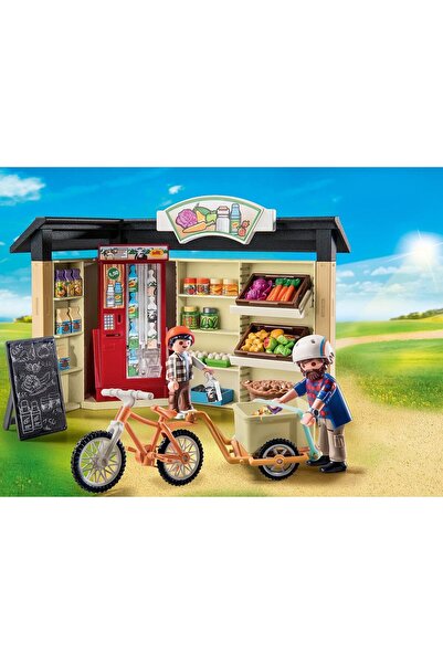 Playmobil 71250 Country Çiftlik Dükkanı, Çiftlik Hayvanı Oyun Setleri, Sürdürülebilir Oyuncaklar, Eğ