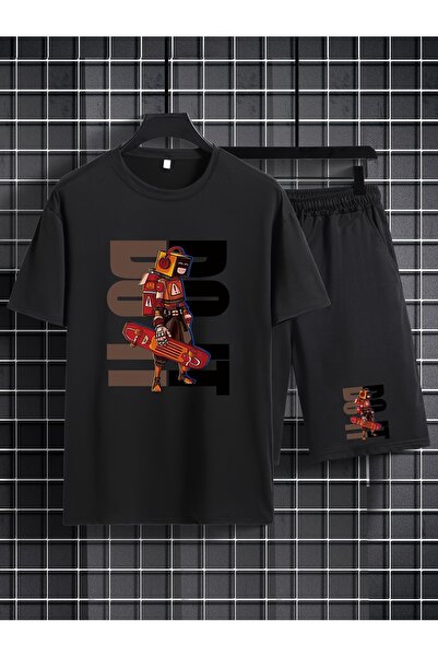 GALASHOP Robot With Skateboard Erkek 2li Trend Takım