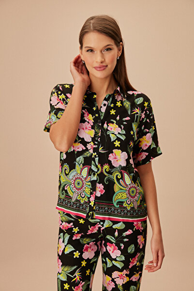 SUWEN Tropical Maskülen Pijama Takımı