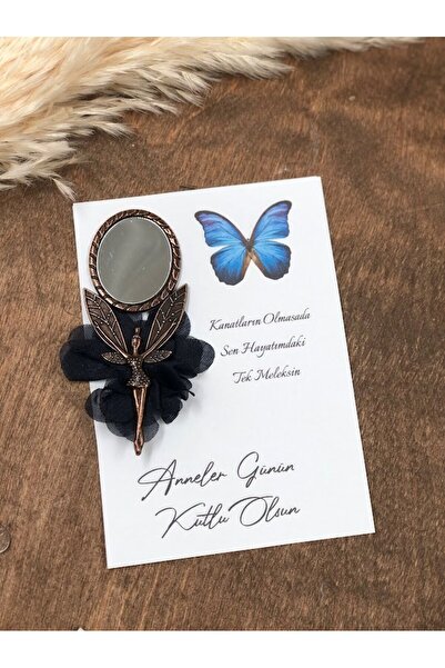 Masalsı Concept 20 Adet Bakır Metal Ayna Toptan Anneler Günü Hediyesi, Anneme...