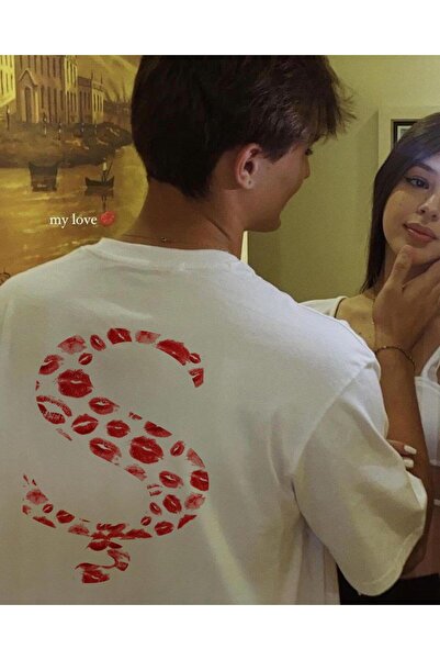 Toum Blunt Blunt Kiss Design Tricou supradimensionat