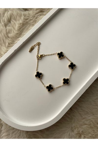 Jewelarin Steel Double Sided Black Bracelet