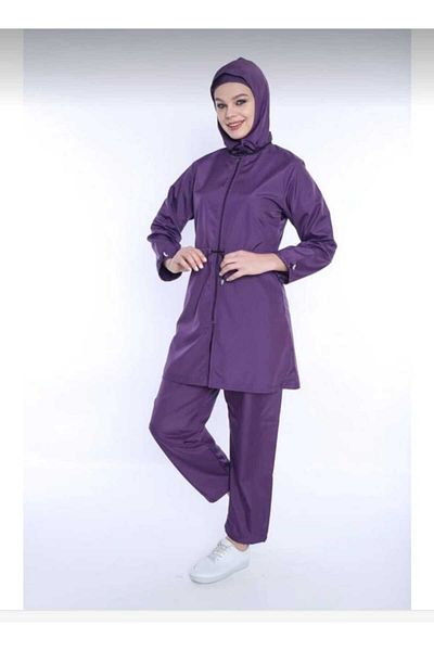 GC GÖKHAN CLUB Full Covered 4 Piece Hijab Swimsuit