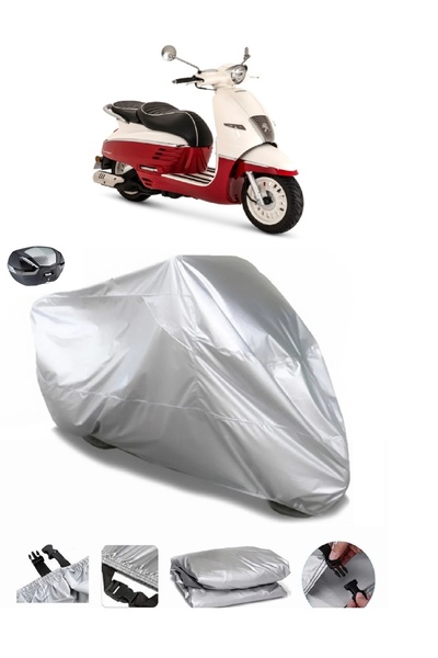 autolion حقيبة خلفية متوافقة مع علامة بيجو جيانجو 125 للدراجة النارية