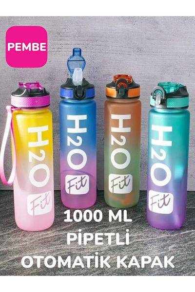 SEYFİKİRTASİYE 1000 ML POLYCARBON STRIP AUTOMATIC COVER PLASTIC BOTTLE DOES NOT CONTAIN 1 LITER OF BPA
