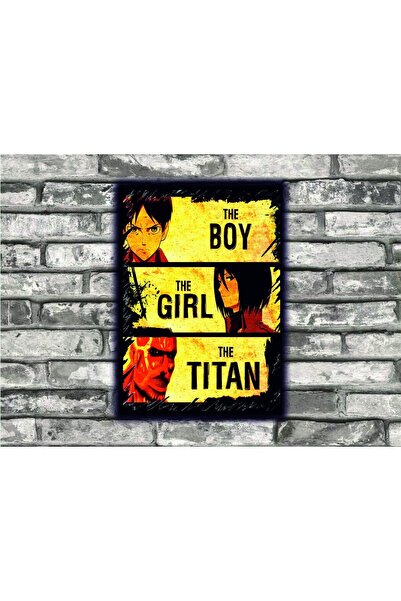 icase Επίθεση των Τιτάνων Σινγκέκι Νο Κιότζιν Ξύλινος Πίνακας