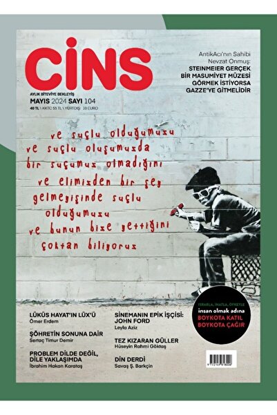 Genel Markalar Cins Aylık Dergi Sayı: 104 - Mayıs 2024 / Kolektif / Cins Derg...
