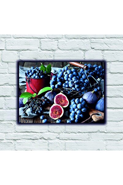 icase Μεγάλο Ξύλινο Τραπέζι για Φαγητό, Συμπόσια, Φρούτα, Σταφύλια