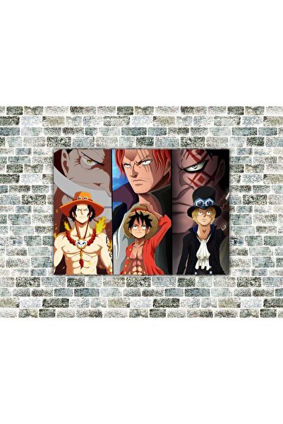 icase One Piece Anime Ahşap Tablo
