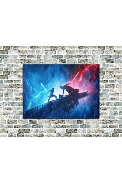 icase Ξύλινος πίνακας Star Wars Sword μεγάλου μεγέθους