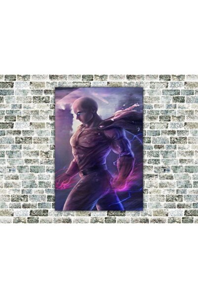 icase One Punch Man Ξύλινος Πίνακας