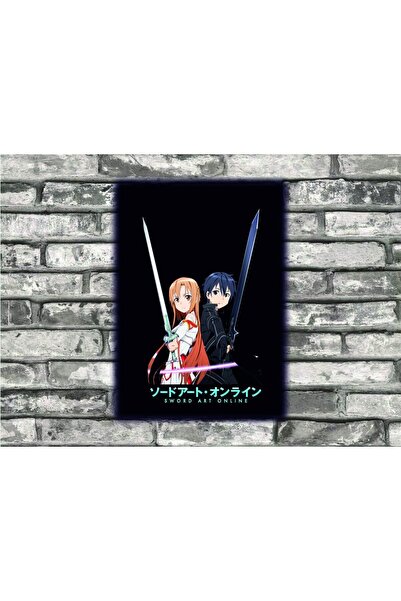 icase Sword Art Online Tablou din lemn