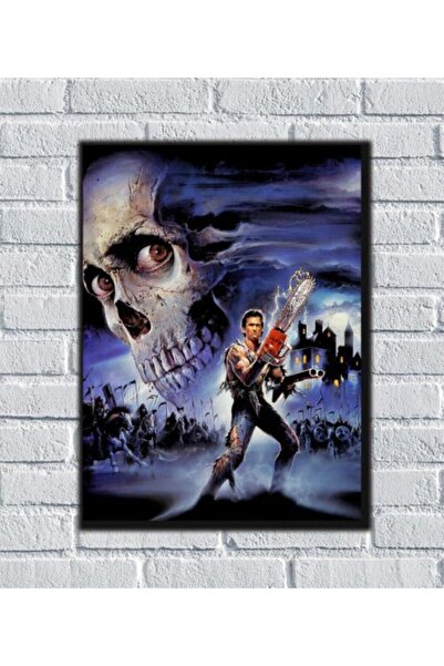 icase Evil Dead 2 Filme de groază Tablou din lemn Ash