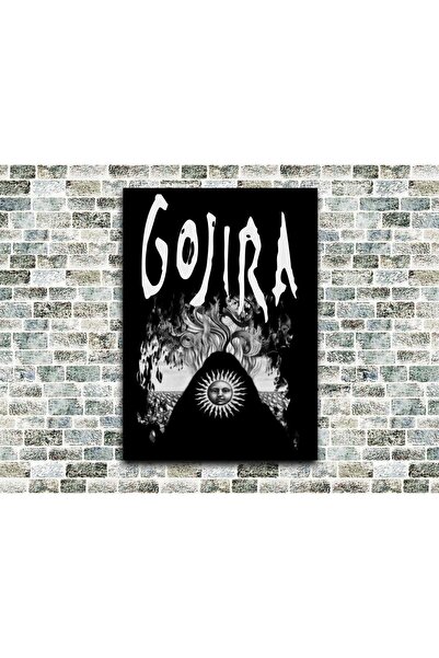 icase Ξύλινος Πίνακας Gojira Magma