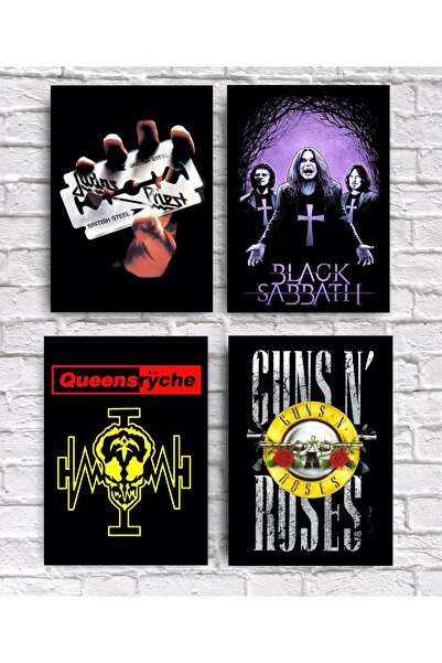 icase Heavy Metal Hard Rock Ξύλινο Σετ Μουσικών Οργάνων Judas Priest Guns Nn ...