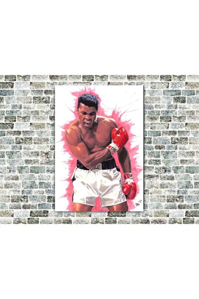 icase Tablou din lemn Muhammad Ali