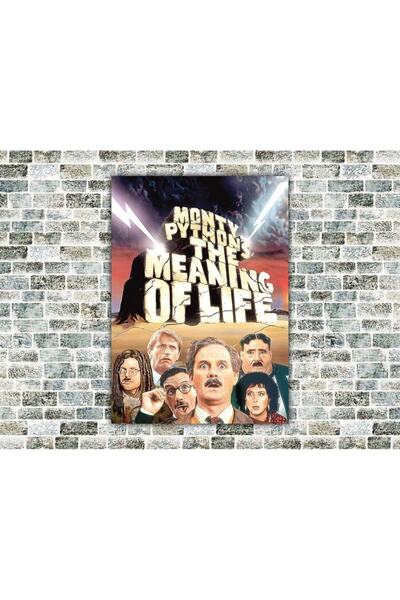 icase Monty Pythons - Tablou din lemn cu mesajul „Sensul vieții”