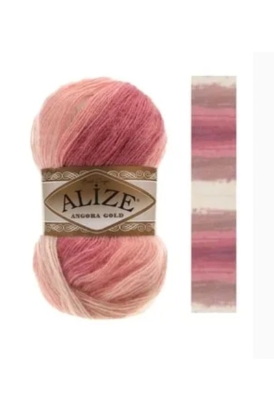 Alize 4 adet Angora gold batik örgü ipi no 5652
