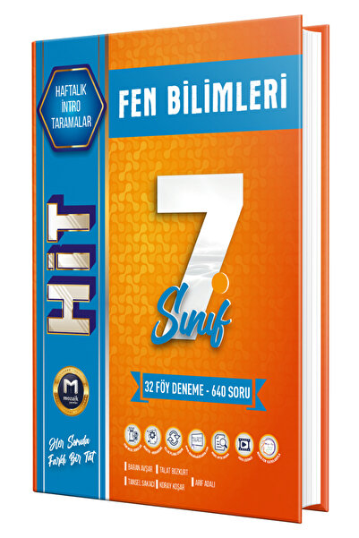 Mozaik Yayınları Mozaik 7. Sınıf Fen Bilimleri HİT 32 Deneme 640 Soru