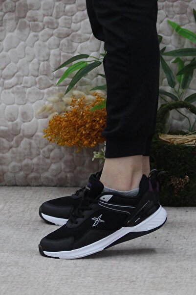 Kinetix Lorena TX W Black White Anatomical Original Product Comfortable Women's Sports Shoes