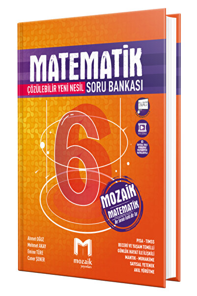 Mozaik Yayınları Mozaik 6. Sınıf Matematik Soru Bankası