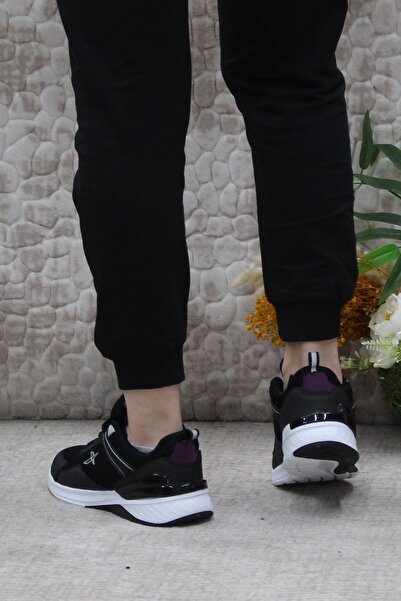 Kinetix Lorena TX W Black White Anatomical Original Product Comfortable Women's Sports Shoes