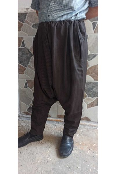 MEŞHUR ŞALVARCI PELİN Four Seasons Wearable Ribbed Adana Baggy