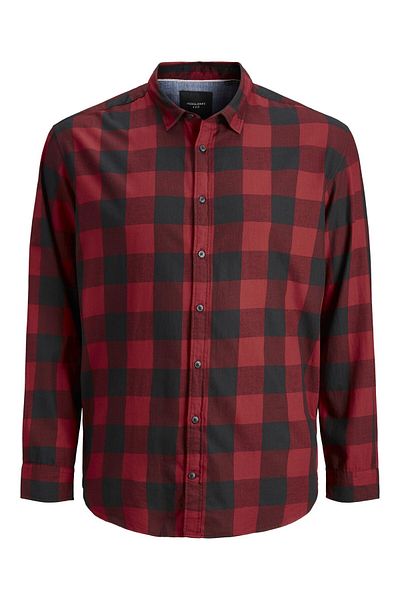 Jack & Jones Plus Karohemd Plus Locker Geschnitten Karohemd