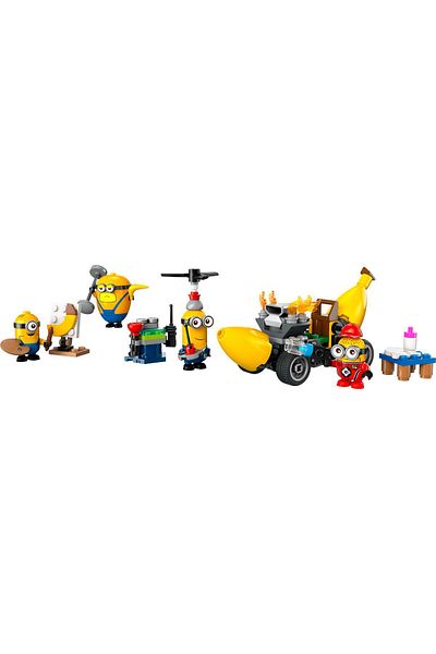 LEGO ®   Despicable Me 4 Minions & Banana Car 75580 - 6+ Creative Toy Construction Set (136 Pieces)