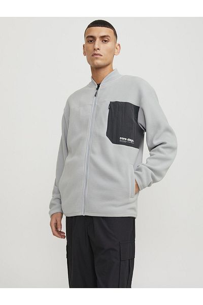Jack & Jones Kazak Mit Reißverschluss Einfarbiger Kazak Mit Reißverschluss