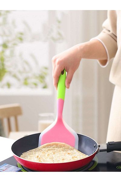 Choice Silicone Kitchen Ware Cooking Utensils Spatula Beef Meat Egg Kitchen Scraper Wide Pizza Cooking T...
