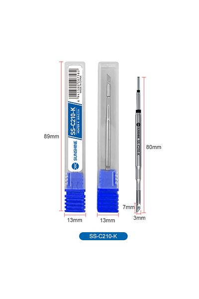 Choice C210 Integrated Soldering Iron Tip S210 Heating Core Efficient Heat Conduction for JBC Sugon Aife...