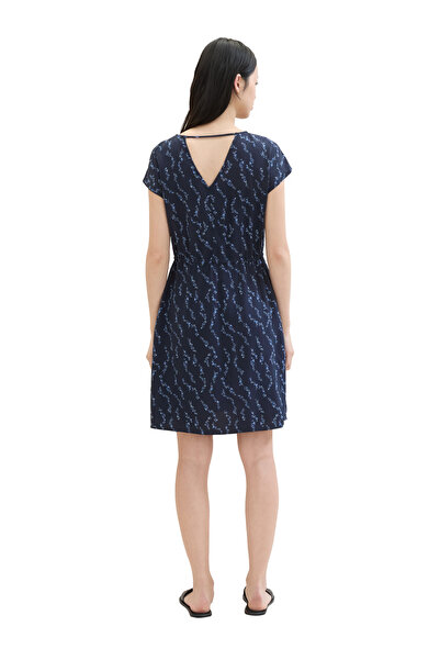 Tom Tailor Denim jednoduché viskózové šaty