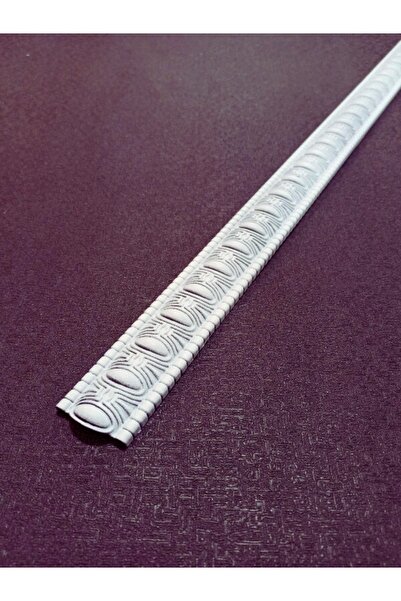 MİVA KONSEPT Poliüretan Dekoratif  Duvar&Tavan Çıta Bordürü -Beyaz Renk  (EN:...